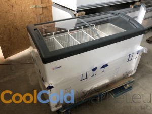 NOWA Zamrażarka przeszklona ukośna duńskiej firmy ELCOLD model FOCUS 131 o pojemności brutto 352 L