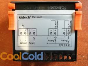 NOWY Regulator temperatury, sterownik Elitech STC-1000X