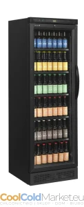 NOWA Szafa chłodnicza Tefcold  z zawiasami z lewej strony  CEV425 BLACK L/H