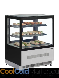 NOWA Witryna cukiernicza Tefcold LPD900F/BLACK